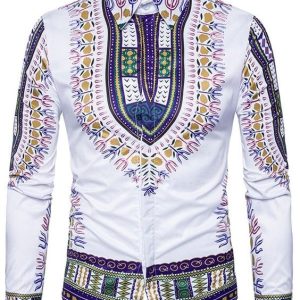 Dashiki Print Ethnic Style Men