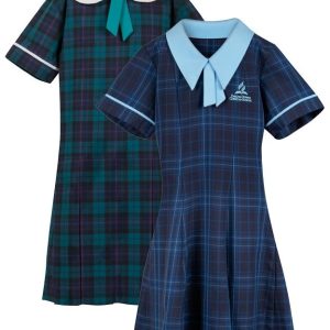 Girls Checked Uniform